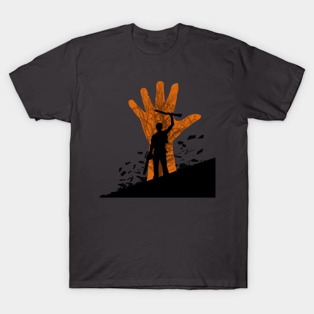 Ash in the hand T-Shirt by EnchantedTikiTees